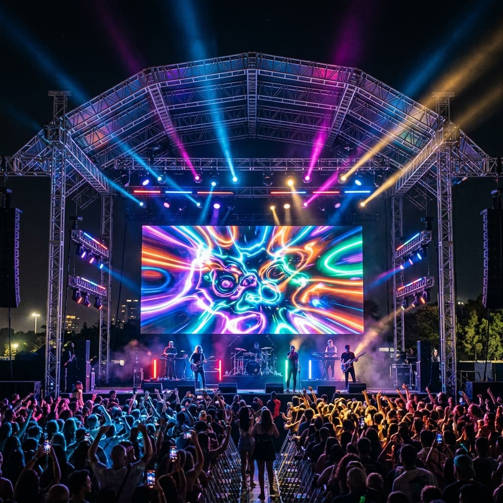 Painel de LED em Evento